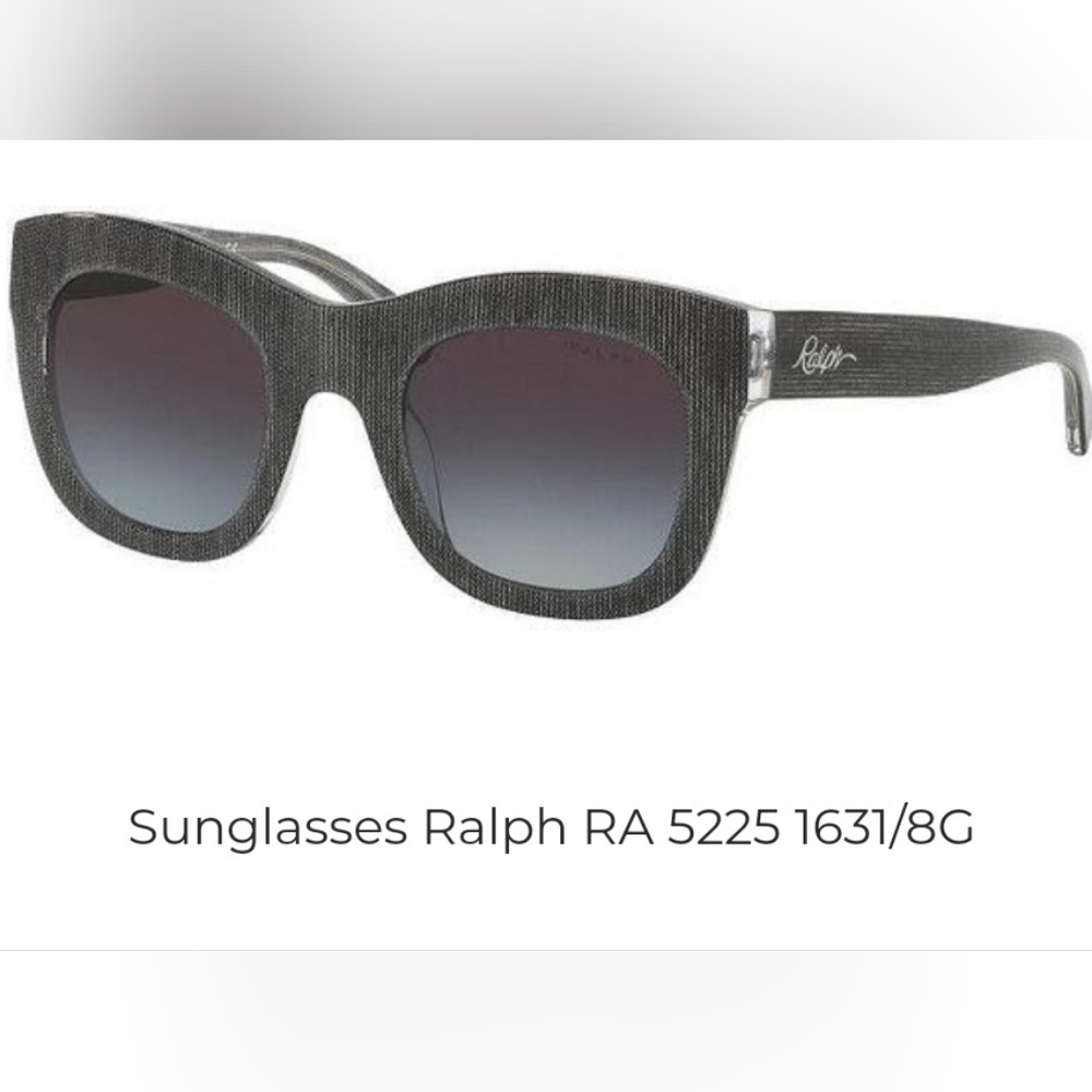 NWOT Ralph Lauren RA 5225 1631/8G Gray Jeans Authentic Sunglasses.